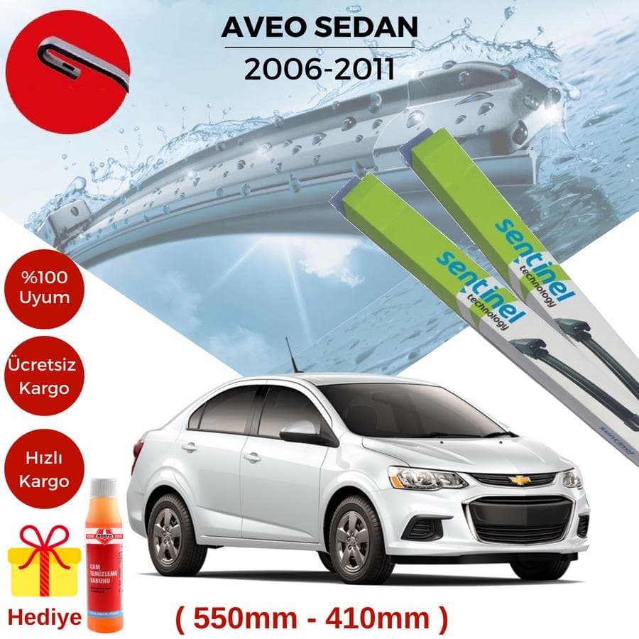 Chevrolet Aveo Sedan Silecek Takımı 2006-2011 (55-41)