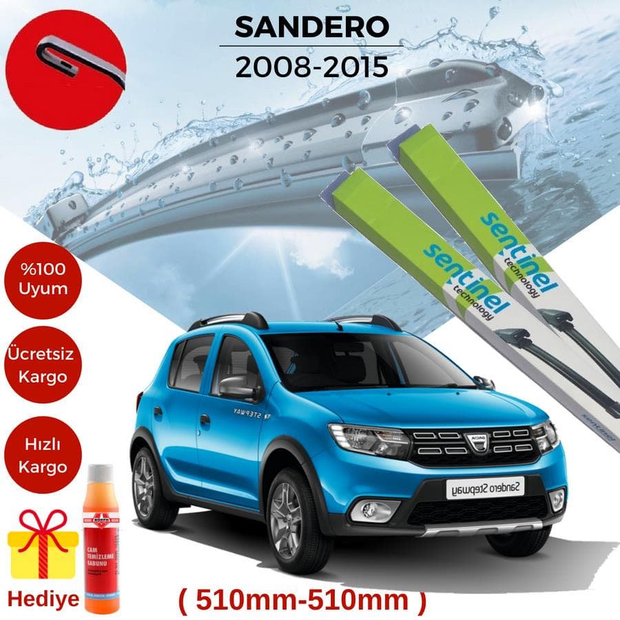 Dacia Sandero Silecek Takımı 2008-2015 (51-51)