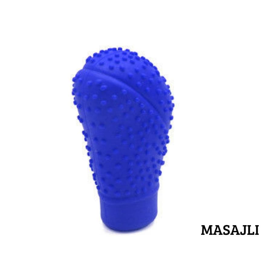 Gmax Mavi Oval Silikon Vites Topuzu Kılıfı