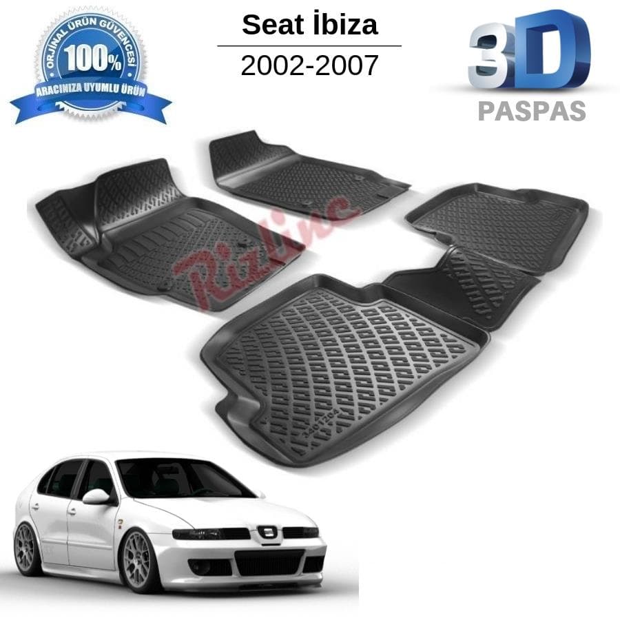 Seat Leon 3D Havuzlu Paspas 1999-2004