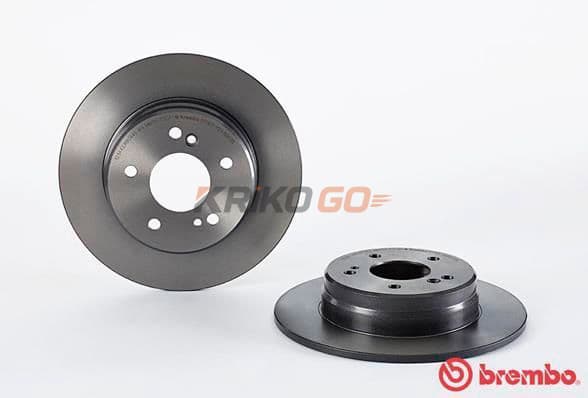Mercedes E Serisi 210 Kasa Arka Fren Diski E220 CDI 125 Beygir 278 mm Çap 1996-2002 BREMBO