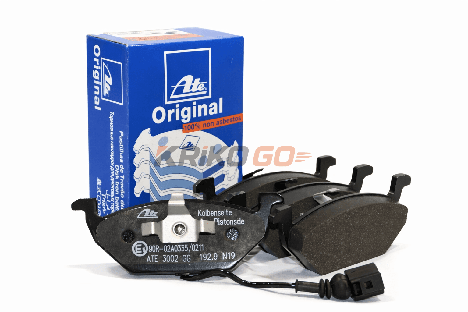 Audi A3 Ön Fren Balatası 1.6 FSI 115 Beygir 280 mm Disk İçin 2004-2013 ATE ORIGINAL