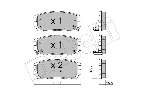Fren Disk Balata Arka Chevrolet Orlando (2011->)  AYD 60076AA