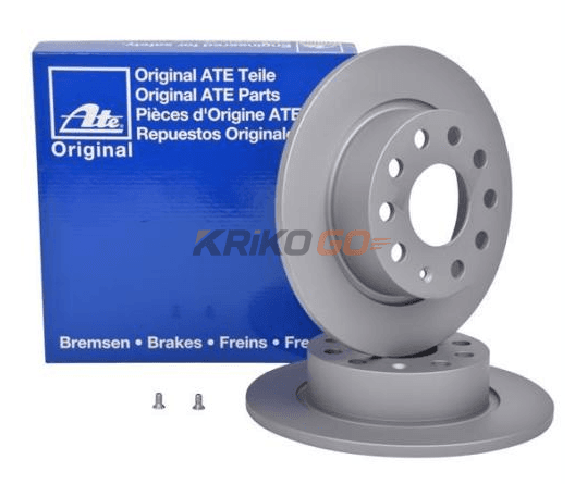 Volkswagen Golf 6 Arka Fren Diski 1.6 TDI 105 Beygir 253 mm Çap 2009-2012 ATE ORIGINAL