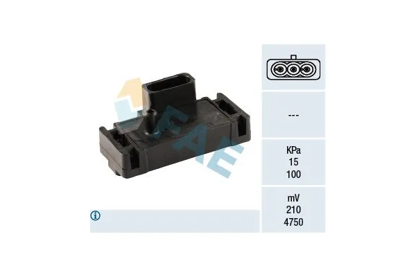 MAP Sensörü  Daewoo Nubira Limousine (2003->)  OPEL ORJINAL 25195788