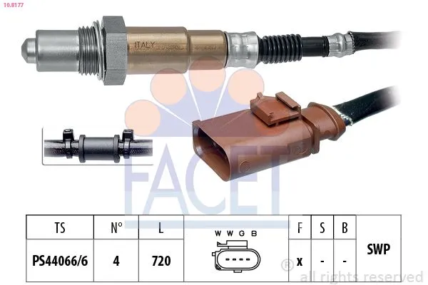 Oksijen (Lambda) Sensörü  Audi Q5 (8R)(11.2008->)  ZEGEN ZLS1025