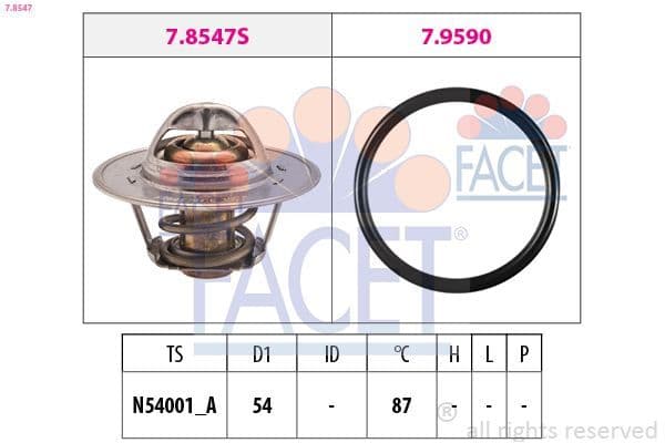 Termostat 88 °C  Dodge Caliber (PM)(2006->)  CALORSTAT TH5962.88