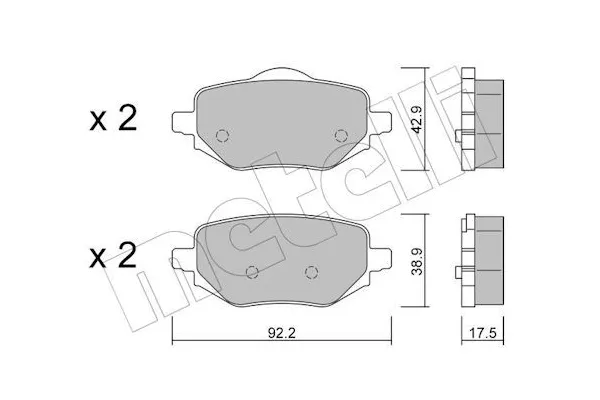 Fren Disk Balata Arka Jeep Compass (MK)(2006->)  FROW 278.1102.001
