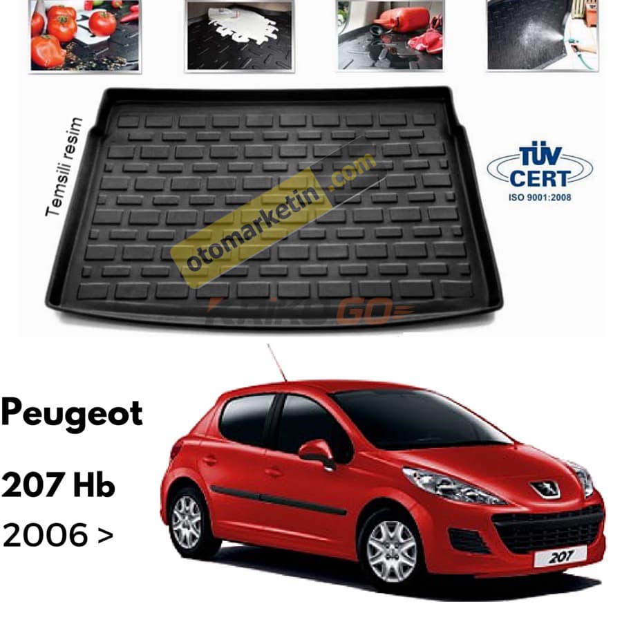 Peugeot 207 Hb Bagaj Havuzu 2006-