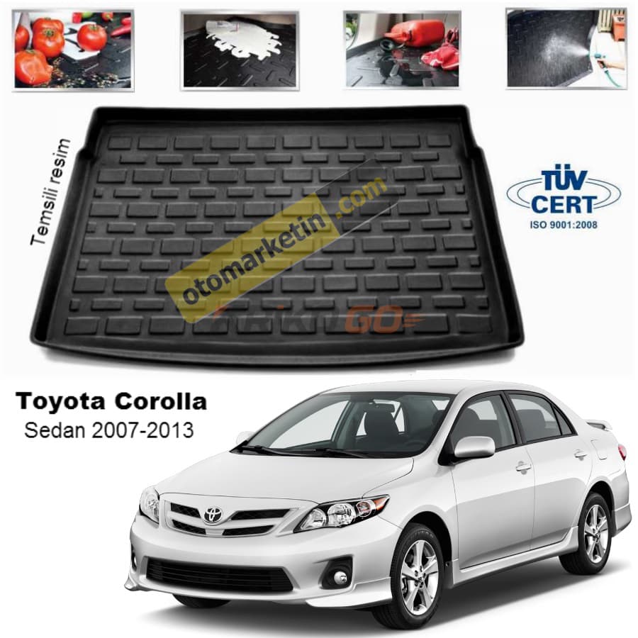 Toyota Corolla Sedan Bagaj Havuzu 2007-2013