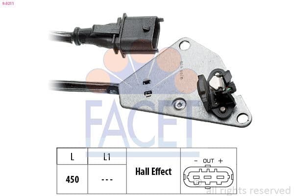 Eksantrik Devir Sensörü  Abarth 500 (150)(2008->)  ERA 550245A