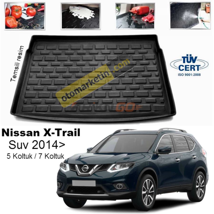 Nissan X-Trail Bagaj Havuzu 2014 Sonrası (7 Koltuk)