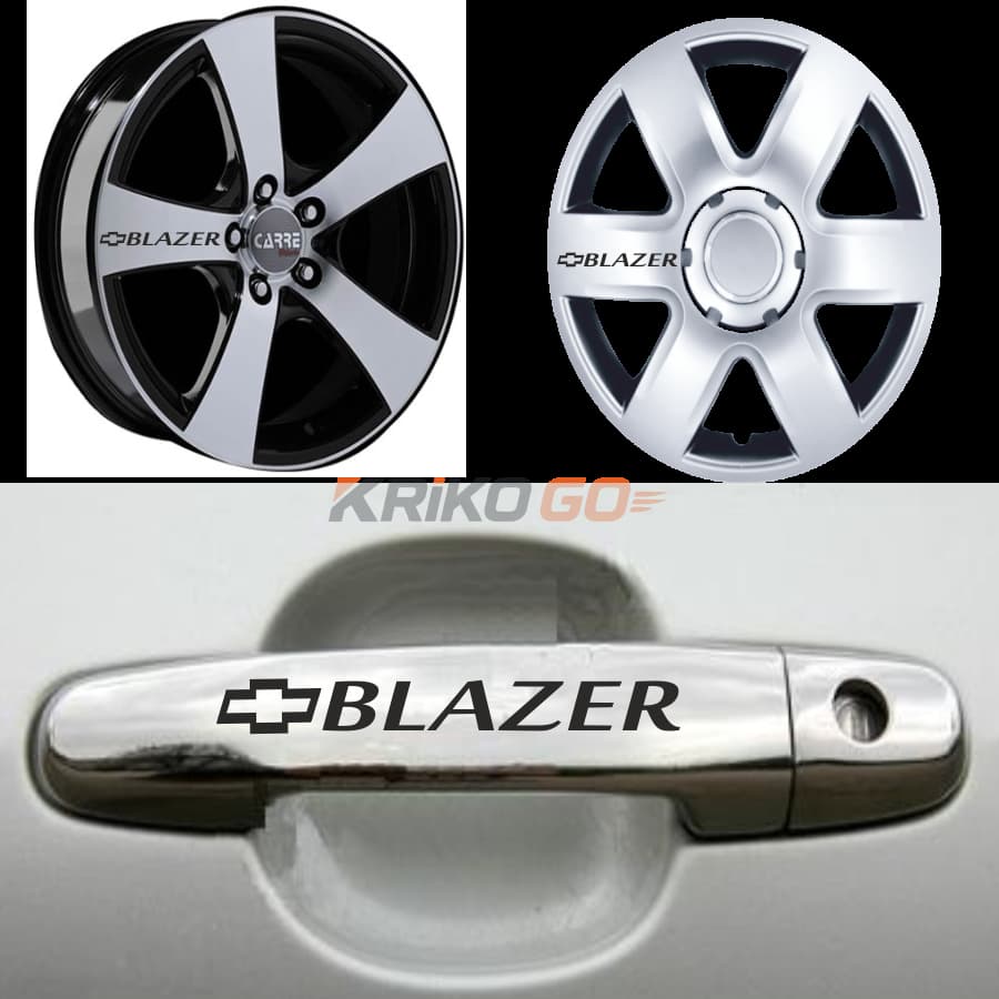 Chevrolet Blazer Kapı Kolu Jant Sticker (10 Adet)