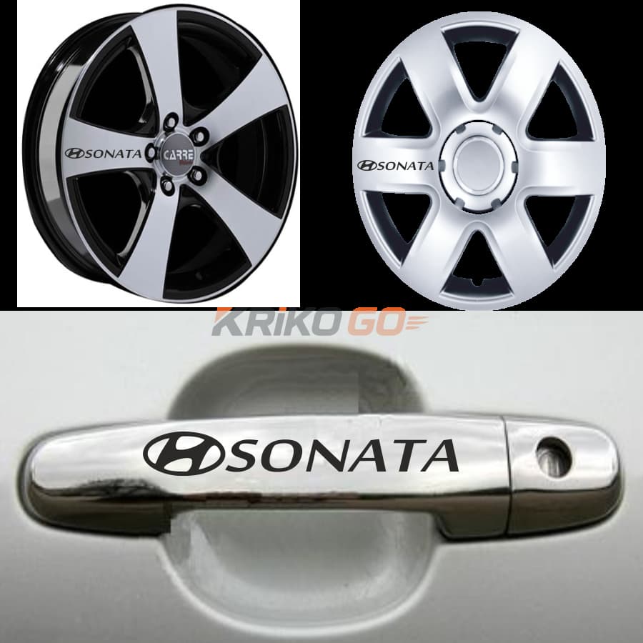 Hyundai Sonata Kapı Kolu Jant Sticker (10 Adet)