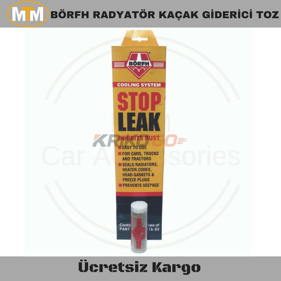 Börfh Radyatör Kaçak Giderici Toz 15ml