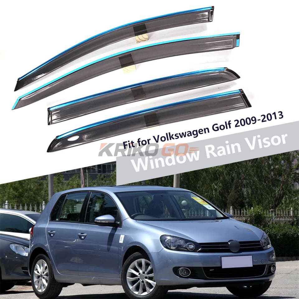 Volkswagen Golf 6 Krom Çıtalı Cam Rüzgarlığı 2009-2012