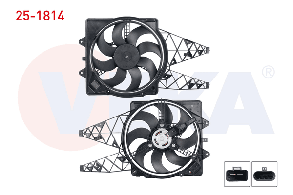 Radyatör Fan ve Motoru  Alfa Romeo 4C (643)(2013->)  MAHLE CFF 219 000P