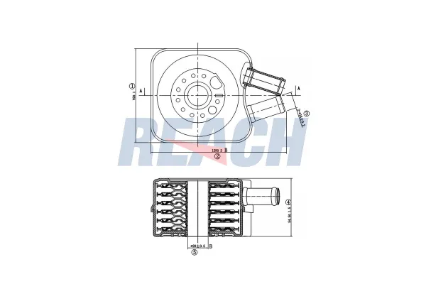 Motor Yağ Soğutucu  Audi A4 Sedan (B5)(02.1999->)  ASPART 6OCO1019