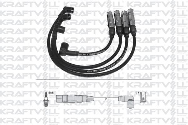 Buji Kablosu  Audi A3 (8P1)(05.2003->)  BREMI 206P200