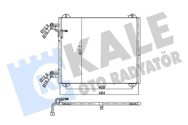 Klima Radyatörü  Audi A4 Cabriolet (8H)(01.2006->)  MAHER 10852