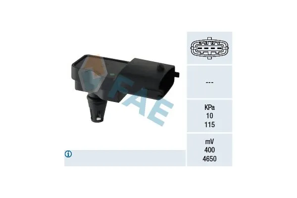 MAP Sensörü  Fiat Bravo (198)(03.2007->)  GVA 5390714