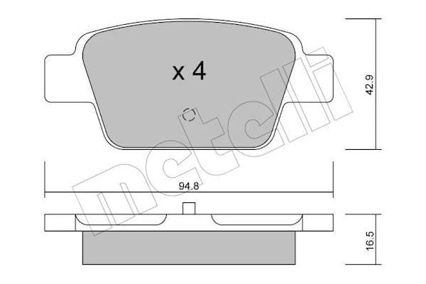 Fren Disk Balata Ön Abarth 500 (150)(2008->)  OTOZONE FDO2030