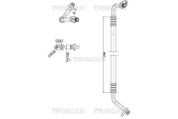 Klima Hortumu  Fiat Scudo (506) P.Van (2022->)  PSA ORJINAL 9838822980