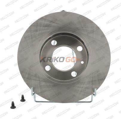 Volkswagen Polo 3 Ön Fren Diski 1.4 16V 75 Beygir 239 mm Çap ABS'siz Modeller İçin 1999-2001 FERODO