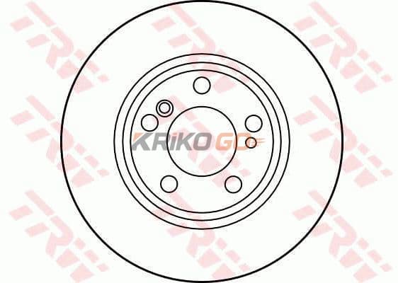Mercedes 209 Kasa CLK200 Arka Fren Diski Düz 278 mm Çap TRW