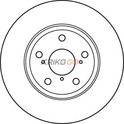 Toyota Avensis Ön Fren Diski 295 mm 2009-2018 TRW