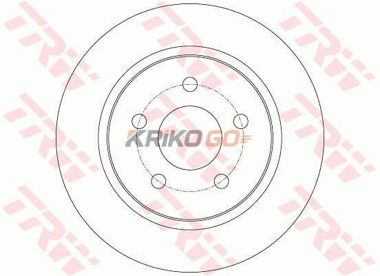 Ford Focus 3 Arka Fren Diski 271 mm Çap 2011-2018 TRW