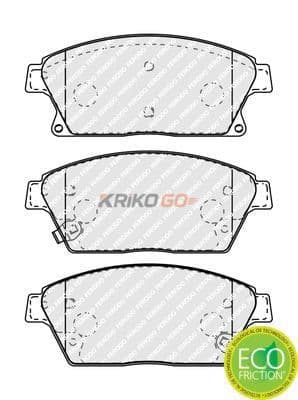 Opel Astra J Ön Fren Balatası 1.6 CDTI 136 Beygir 2010-2015 FERODO