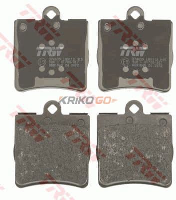 Mercedes 210 Kasa Arka Fren Balatası E220 CDI 143 Beygir 1996-2002 Tek Pimli TRW
