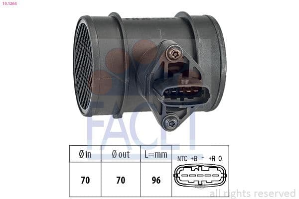 Hava Debimetresi  Kia Shuma II (SPT)(2000->)  MGA 64131