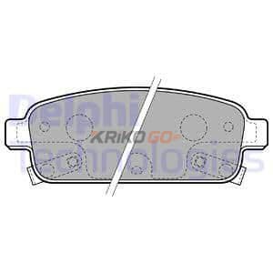 Opel Astra J Arka Fren Balatası 1.6 CDTI 136 Beygir 2010-2015 DELPHI