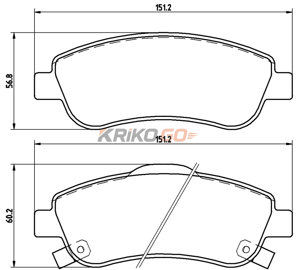 Honda CR-V Ön Fren Balatası 1.6 Dizel 120 Beygir 2012-2016 BREMBO