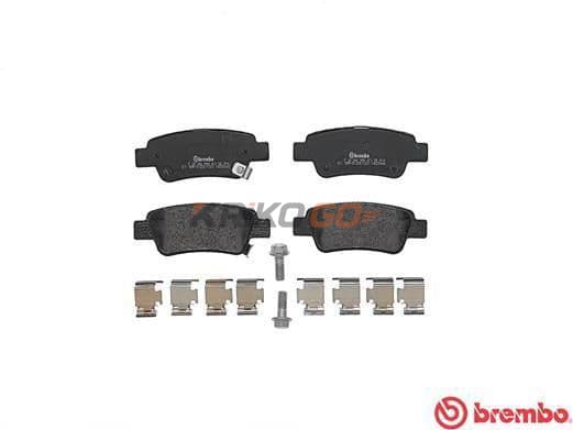 Honda CR-V Arka Fren Balatası 2.2 Dizel 140 Beygir 2007-2012 BREMBO