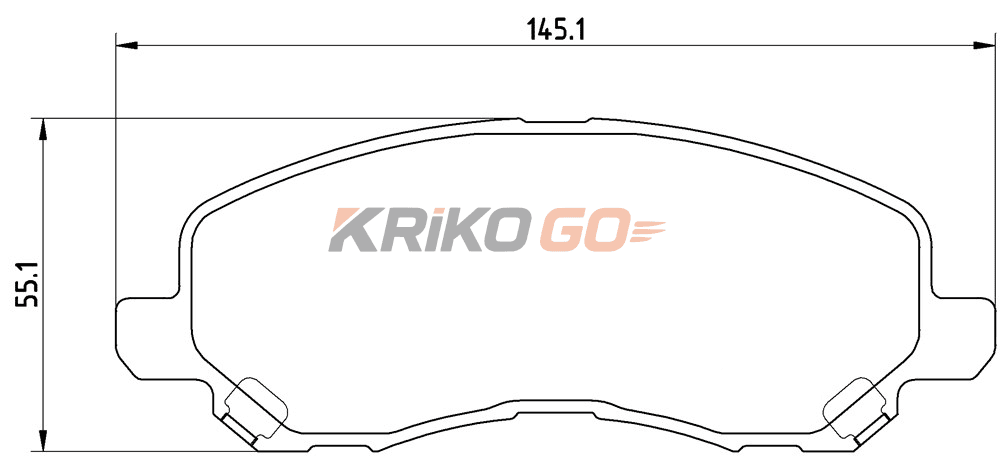 Mitsubishi ASX Ön Fren Balatası 2010 ve Sonrası BREMBO