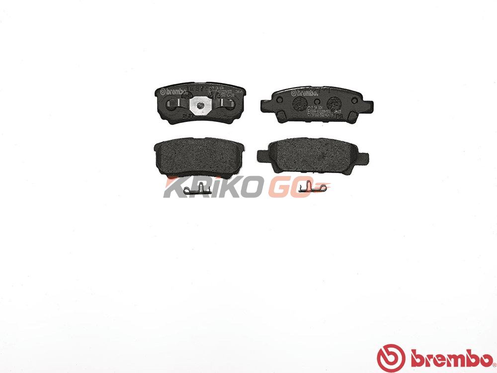 Mitsubishi Lancer Arka Fren Balatası 2004-2007 BREMBO