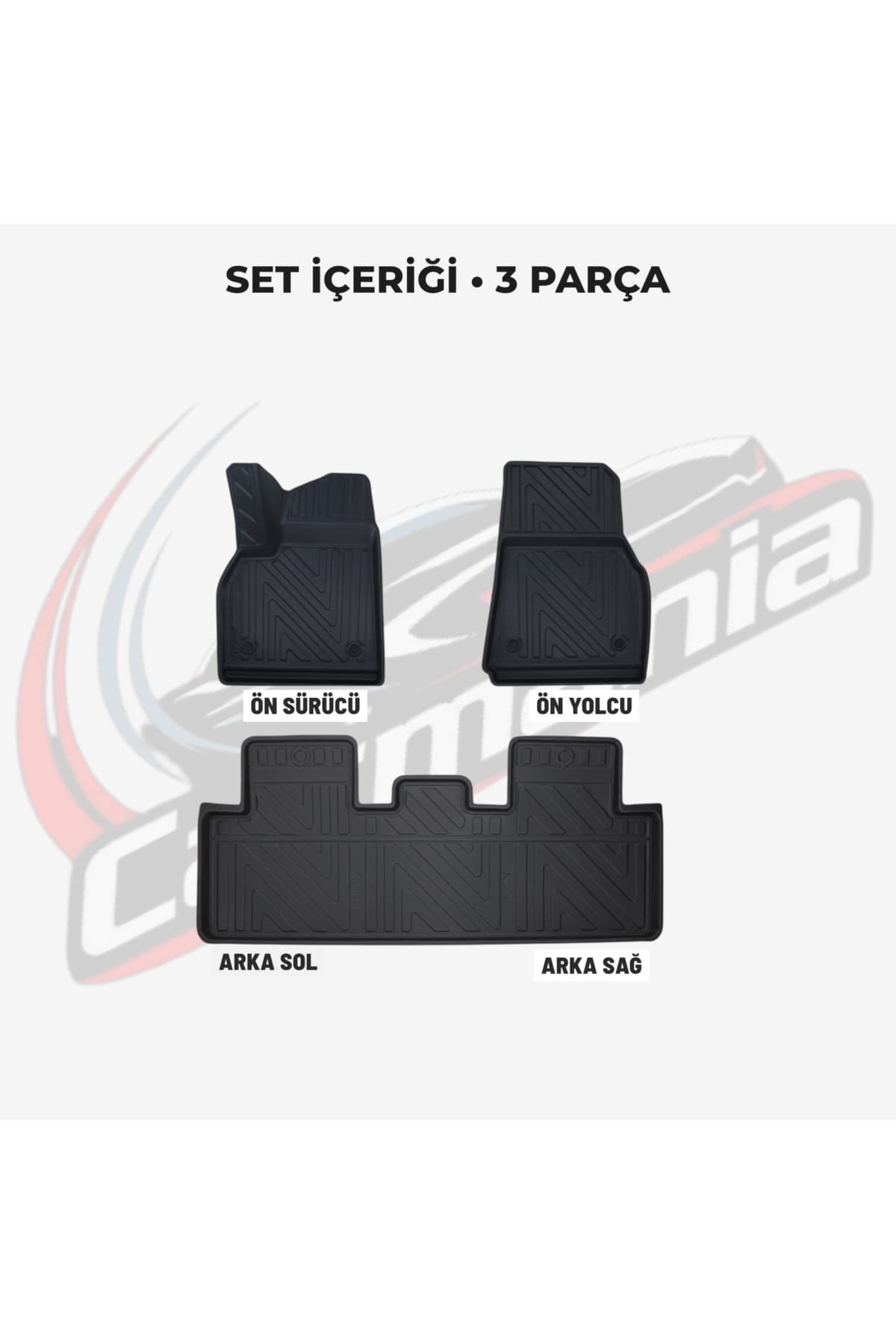 CarMania Tesla Model Y (2019-2024) 4D Premium Havuzlu Paspas