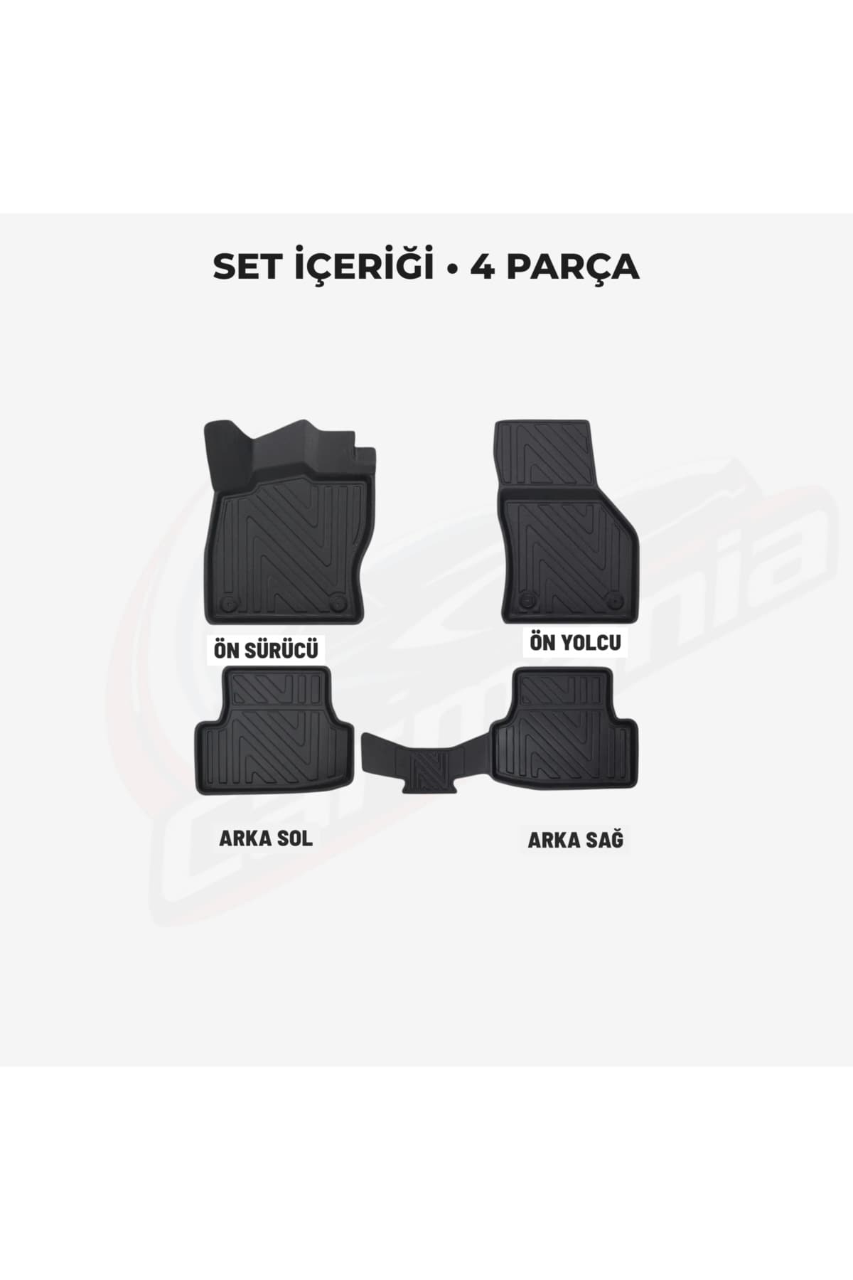 CarMania Seat Ateca 4D Premium Havuzlu Paspas