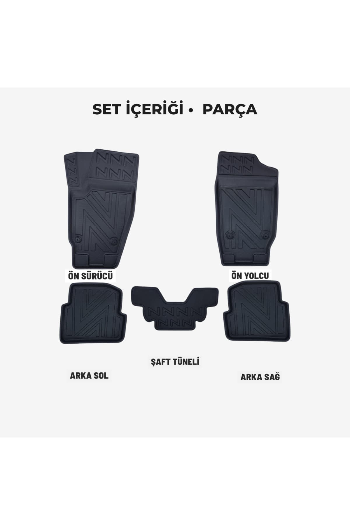 CarMania Seat Cordoba 4D Premium Havuzlu Paspas 2002-2008 Arası Uyumlu