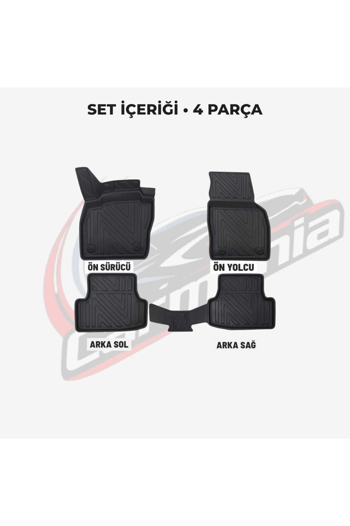CarMania Skoda Scala 4D Premium Havuzlu Paspas