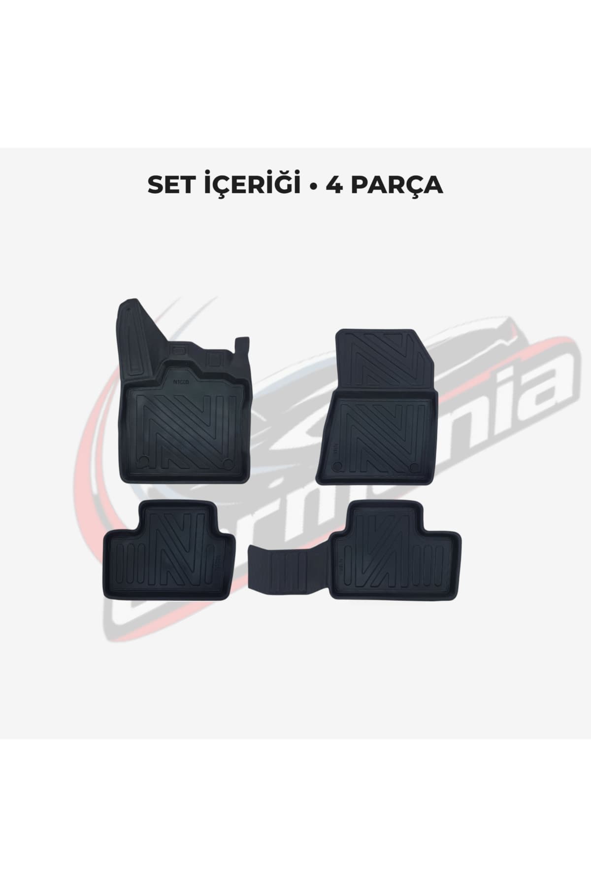 CarMania Renault Captur 4D Premium Havuzlu Paspas 2019 ve Sonrası Uyumlu