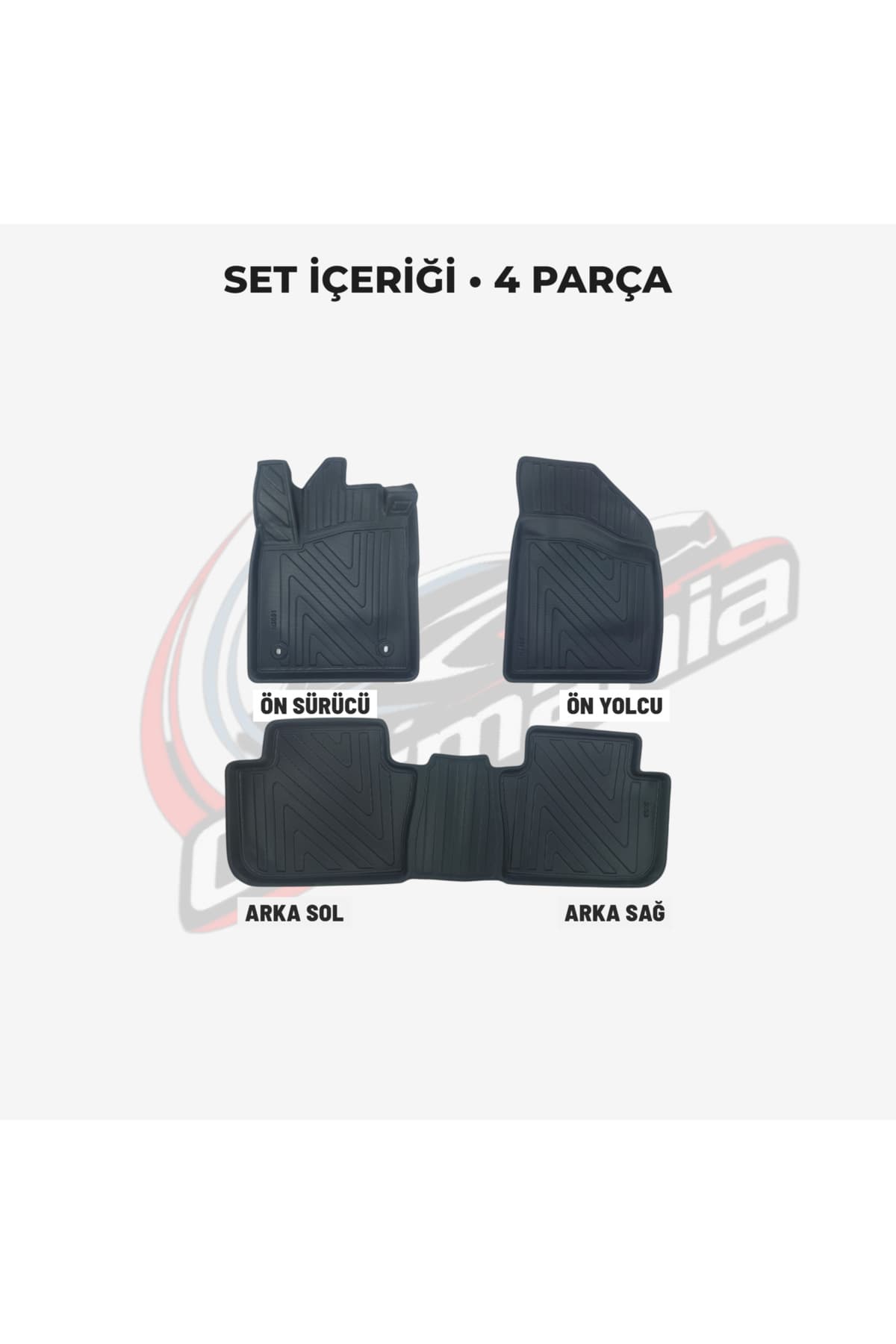 CarMania MG MG4 Premium Havuzlu Paspas 4D 2022 Sonrası Uyumlu
