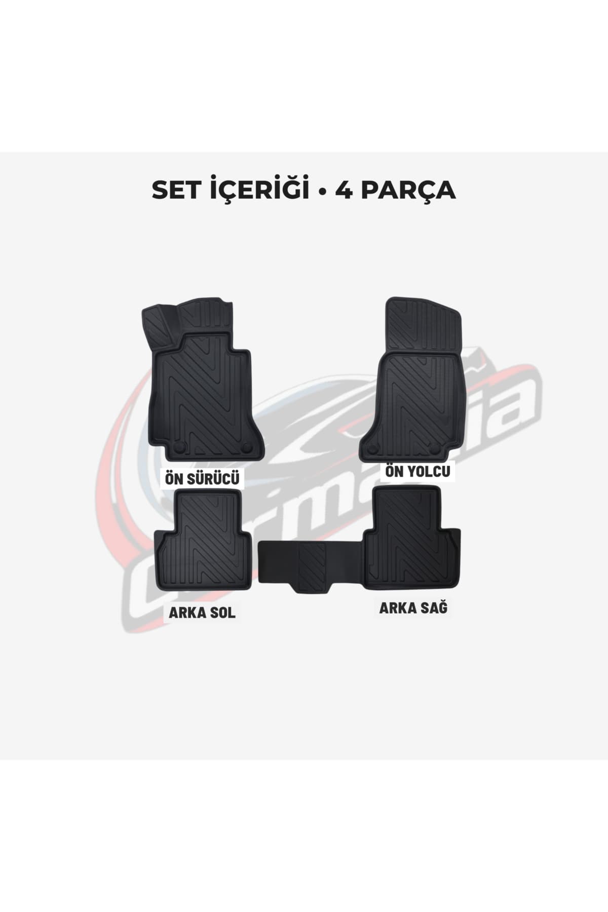 CarMania Mercedes-Benz E Serisi W213 Premium Havuzlu Paspas 4D