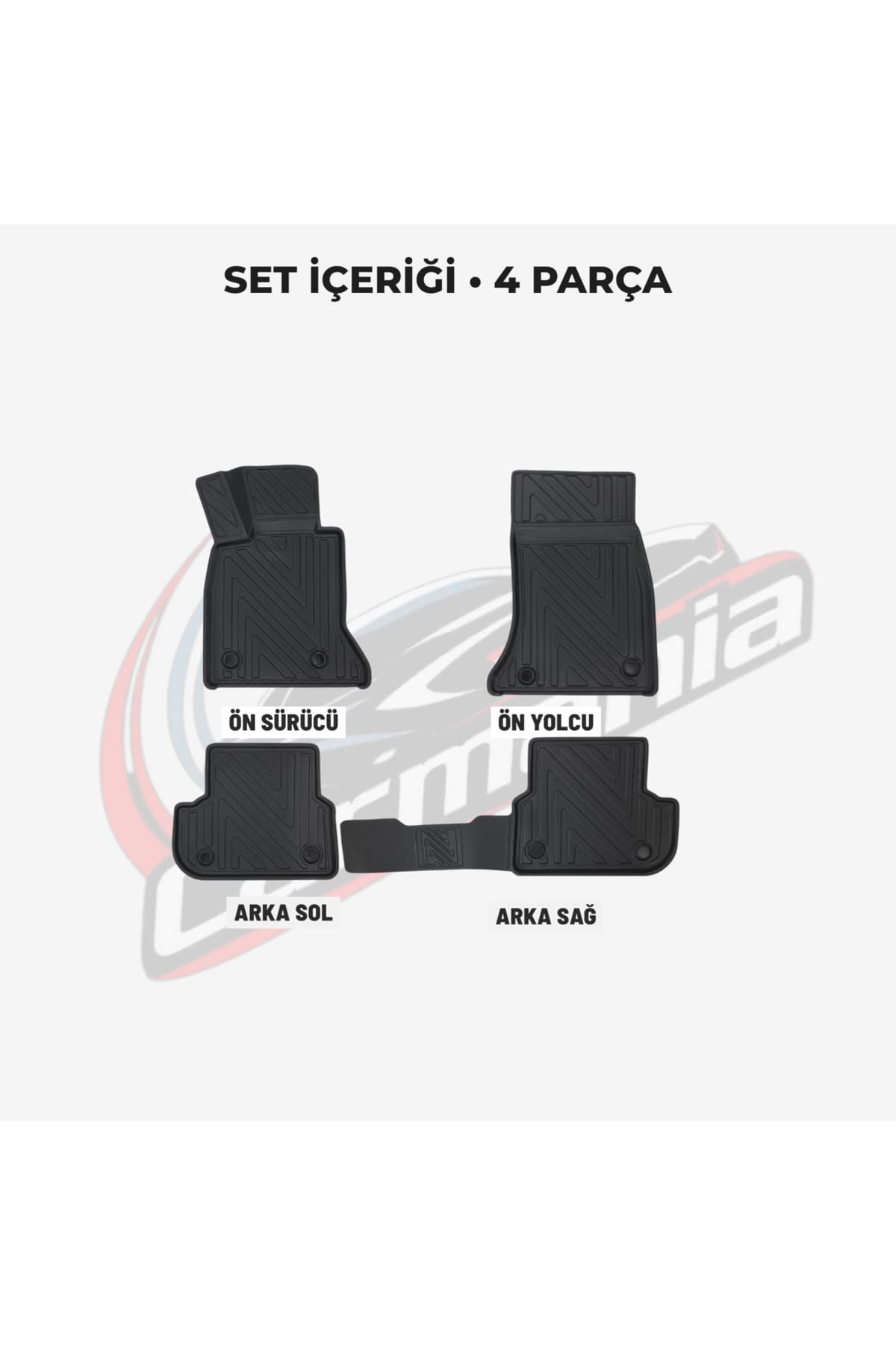 CarMania BMW 5 Serisi G30 Kasa 4D Premium Havuzlu Paspas