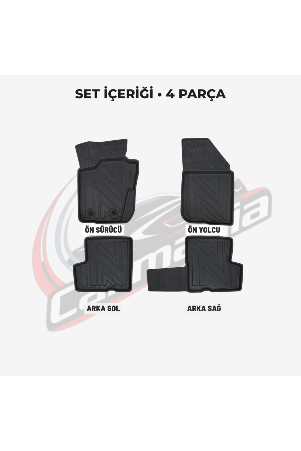 CarMania DACIA DUSTER 4X4 2009-2017 4D PREMİUM HAVUZLU PASPAS