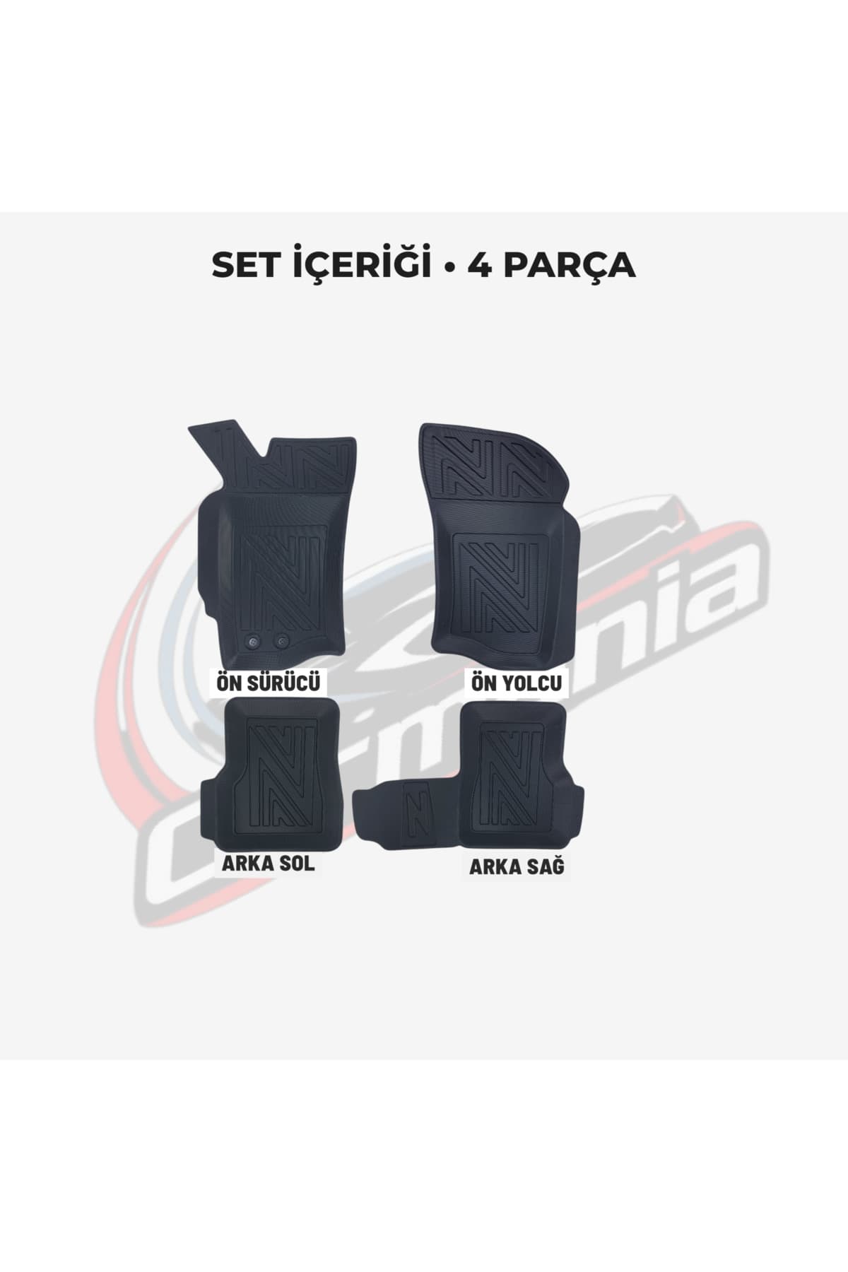 CarMania CITROEN XSARA 1997-2006 4D PREMİUM HAVUZLU PASPAS