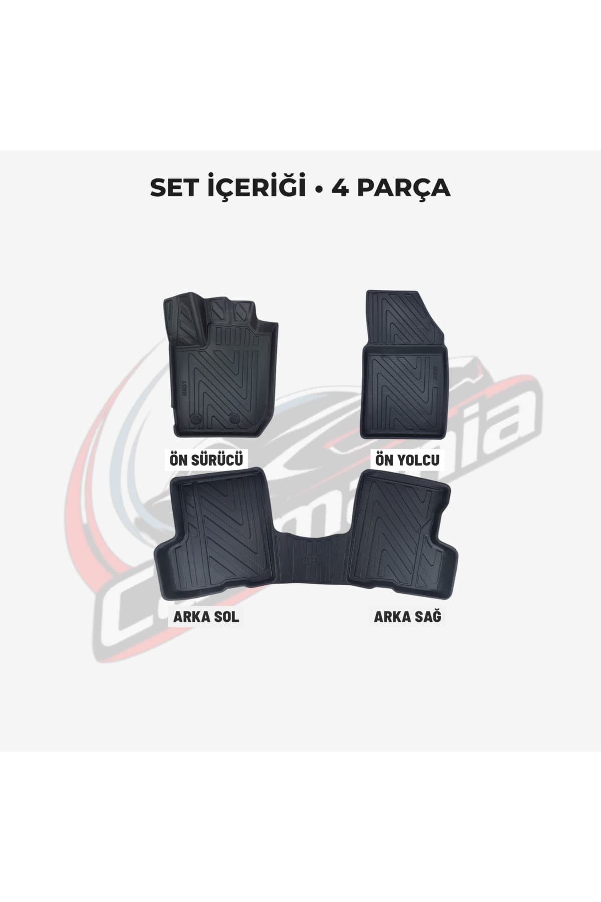 CarMania DACIA DUSTER 4X2 2023 VE SONRASI 4D PREMİUM HAVUZLU PASPAS